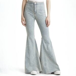 Free People Just Float On Flare Jeans 30